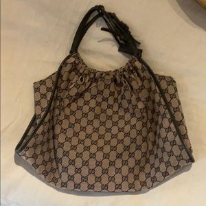Gucci handbag light purple and black